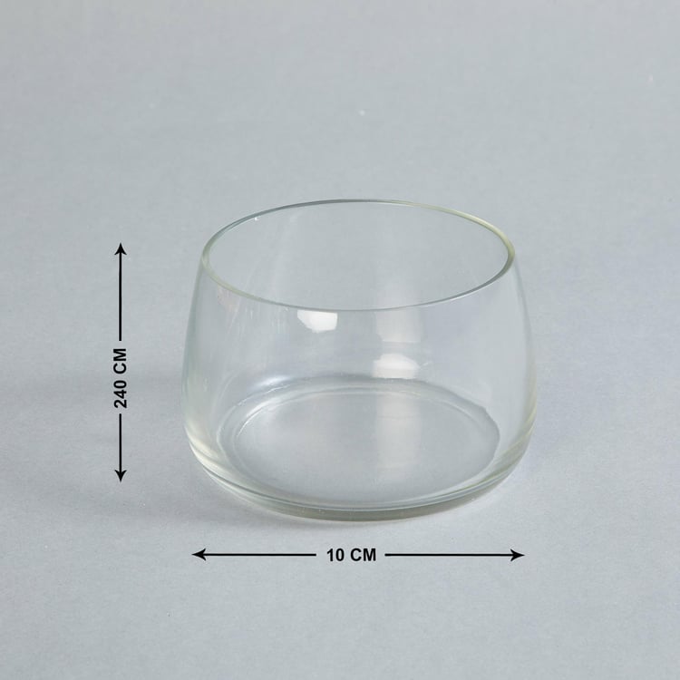 Mirage Verres Set of 3 Glass Condiment Bowls with Mango Wood Tray - 30ml