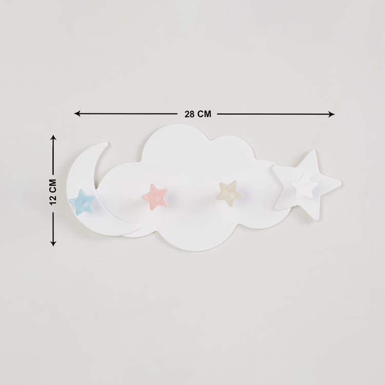 Corsica Slate 4 Knobs Cloud and Star Hooks