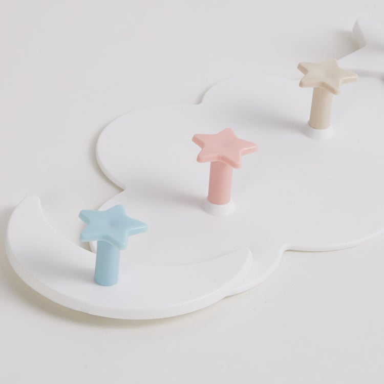 Corsica Slate 4 Knobs Cloud and Star Hooks