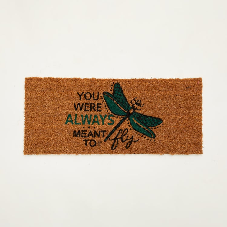 Corsica Dragonfly Coir Printed Doormat - 70x30cm