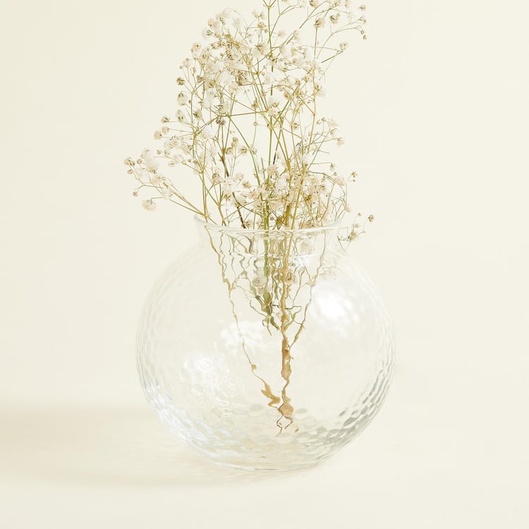 Eadric Glass Round Floor Vase