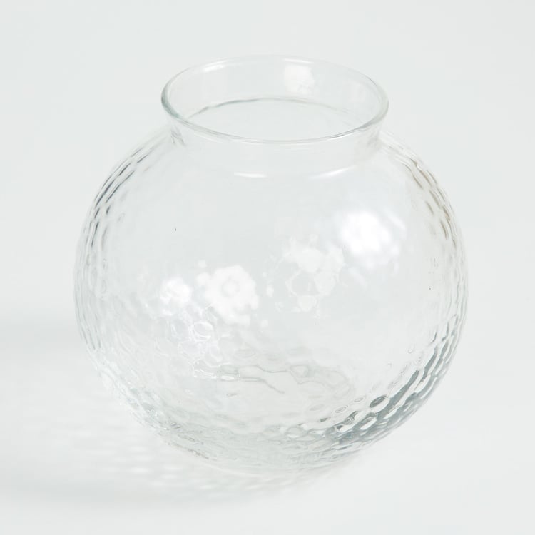 Eadric Glass Round Floor Vase