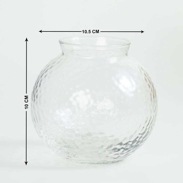 Eadric Glass Round Floor Vase