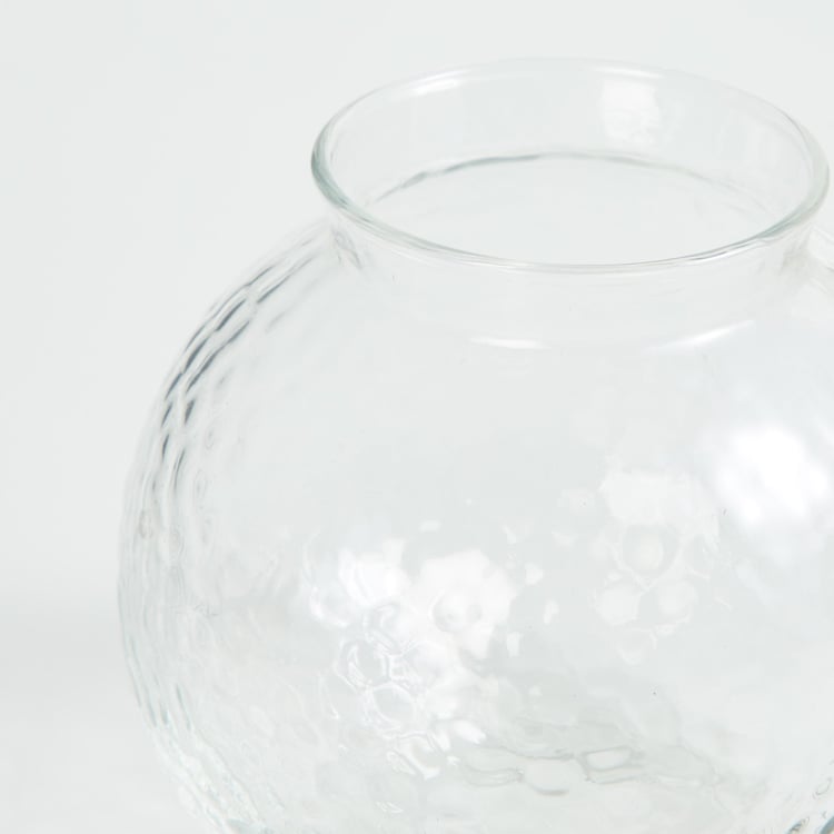 Eadric Glass Round Floor Vase