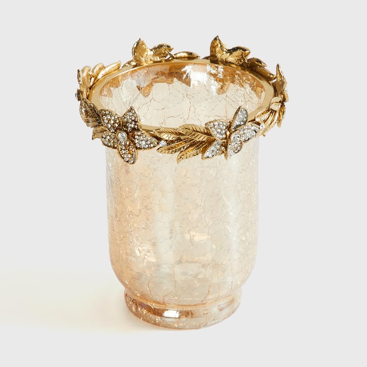 Heritage Renew Glass Hurricane Candle Holder