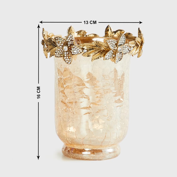 Heritage Renew Glass Hurricane Candle Holder