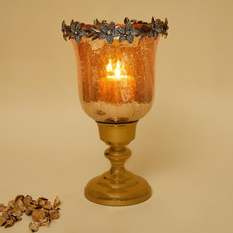 Heritage Renew Metal Hurricane Candle Holder