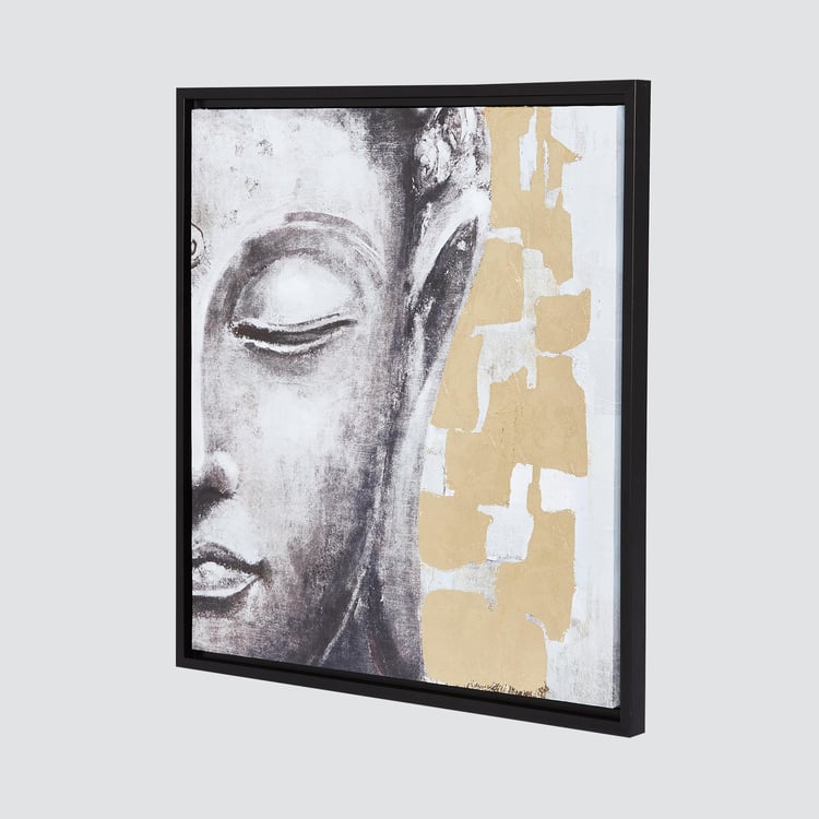 Artistry Buddha Wood Picture Frame - 80x80cm