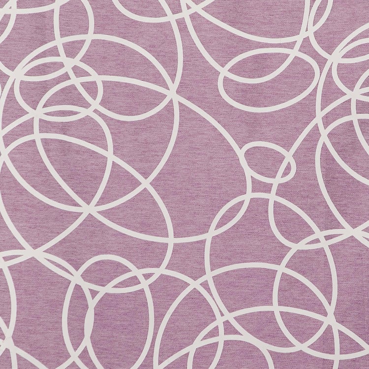 Corsica Burnout Set of 2 Printed Sheer Door Curtains