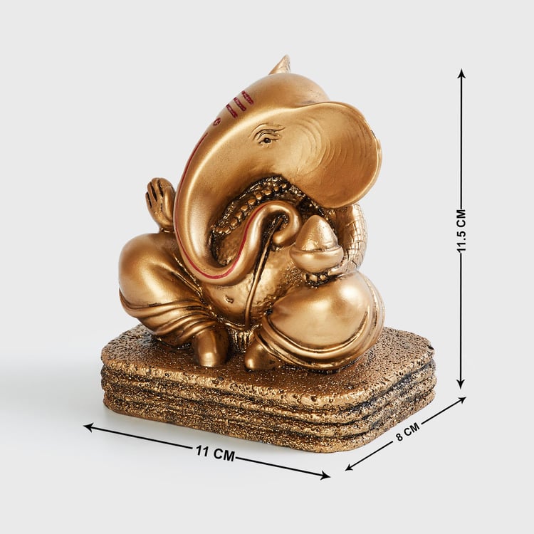 Corsica Harmony Polyresin Ganesha Figurine
