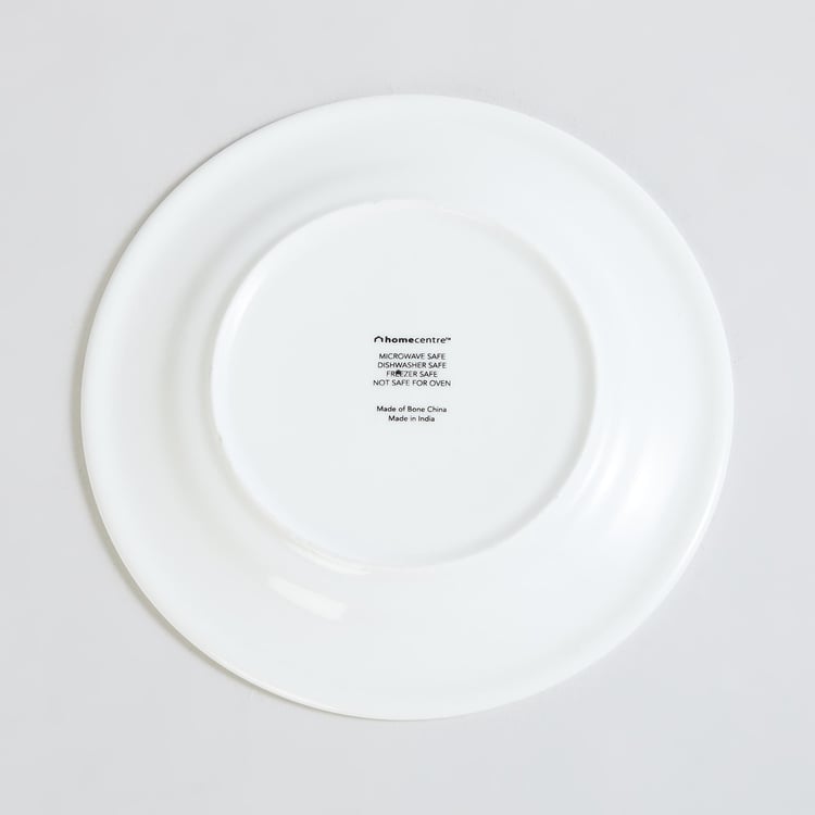 Raisa Comic White Bone China Appetiser Plate - 18cm