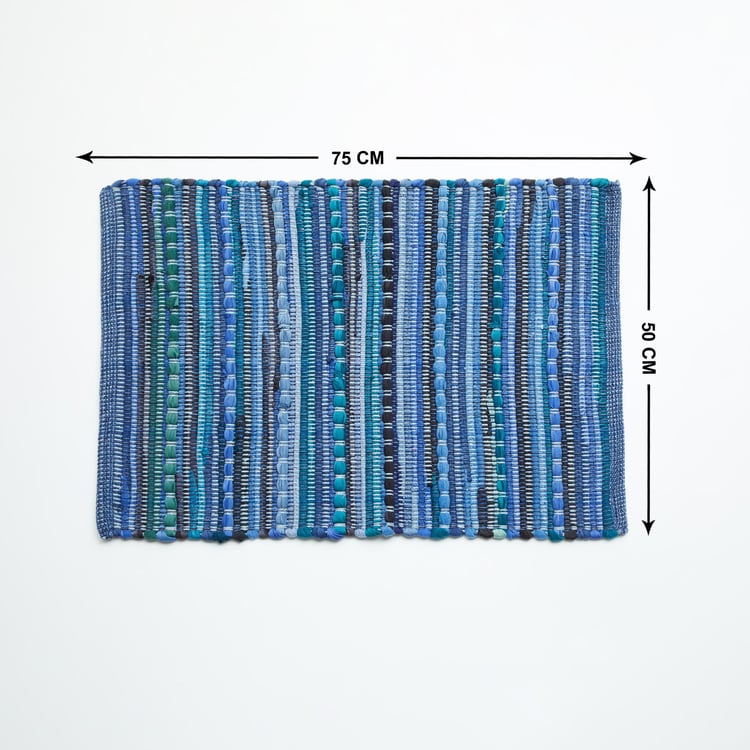 Melange Cotton Woven Dhurrie - 50x75cm