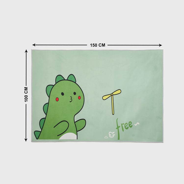 Corsica Slate Kids Dino Printed Play Mat- 150x100cm