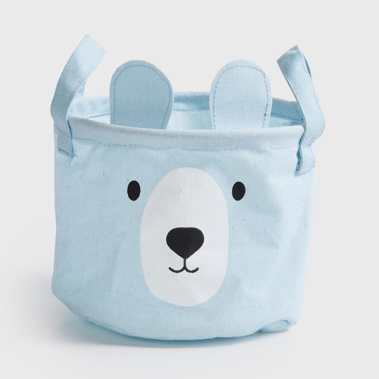 Corsica Slate Kids Cotton Bear Storage Bag