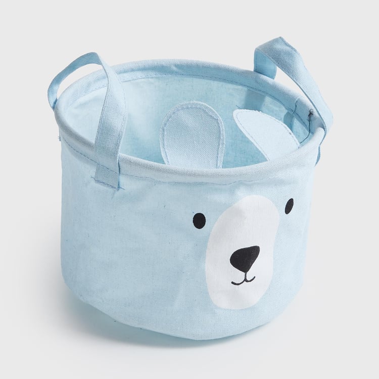 Corsica Slate Kids Cotton Bear Storage Bag