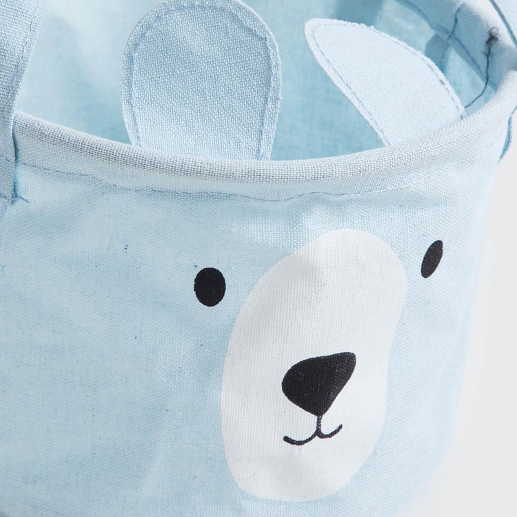 Corsica Slate Kids Cotton Bear Storage Bag