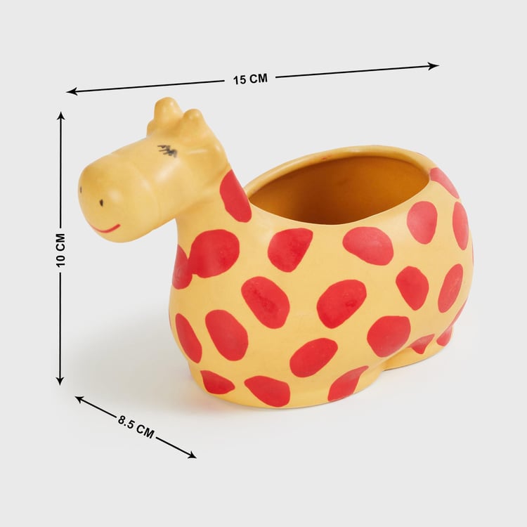 Malta Ceramic Giraffe Planter