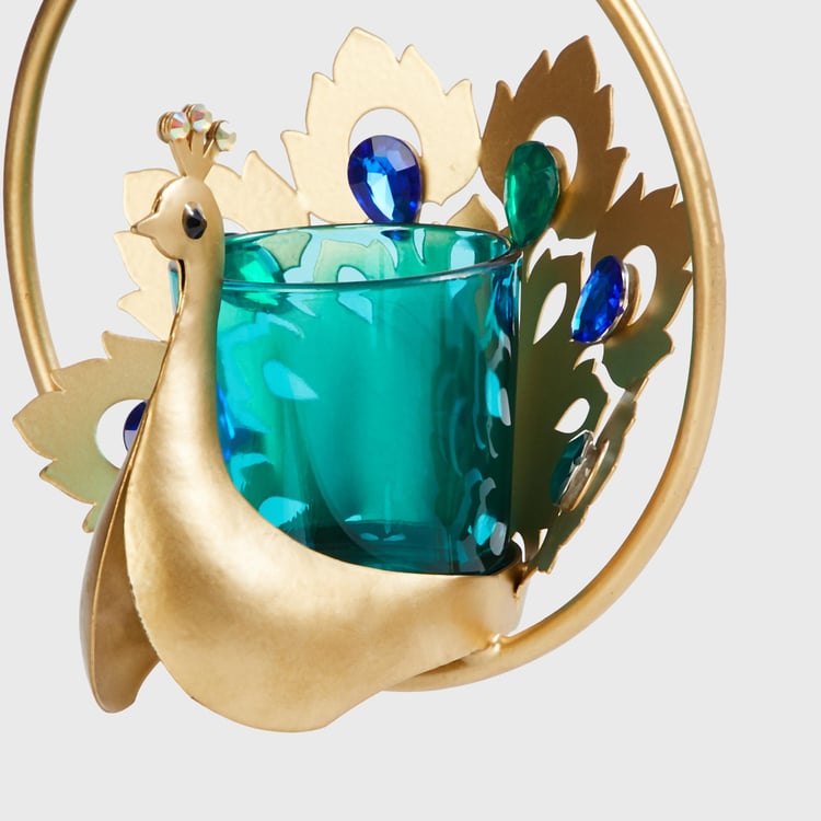 Corsica Mayur Glass Hanging T-Light Holder