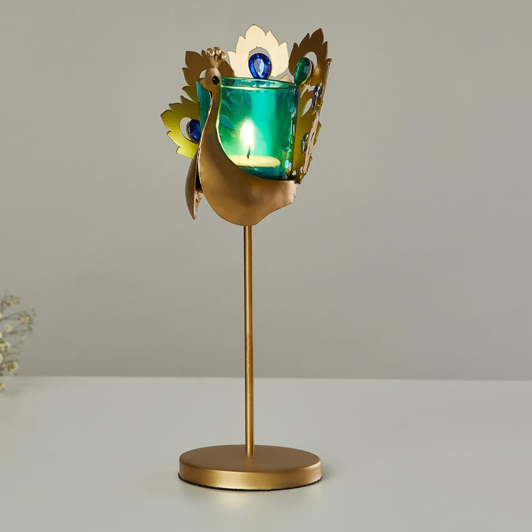 Corsica Mayur T-Light Holder with Metal Stand