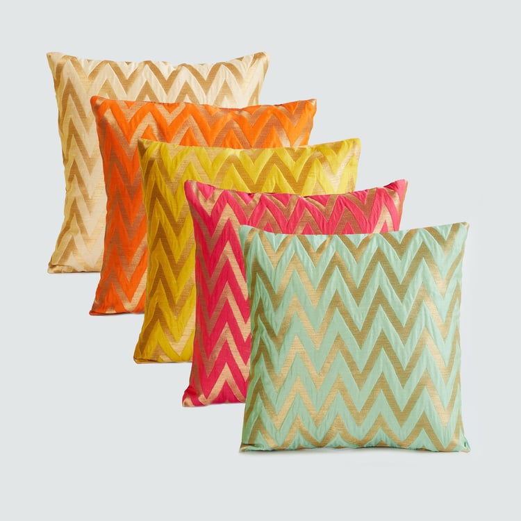 Corsica Mystic India Set of 5 Cushion Covers - 30x30cm