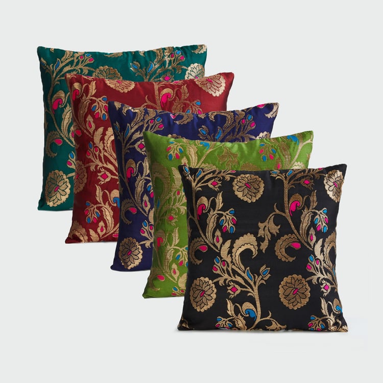 Corsica Mystic India Set of 5 Cushion Covers - 30x30cm