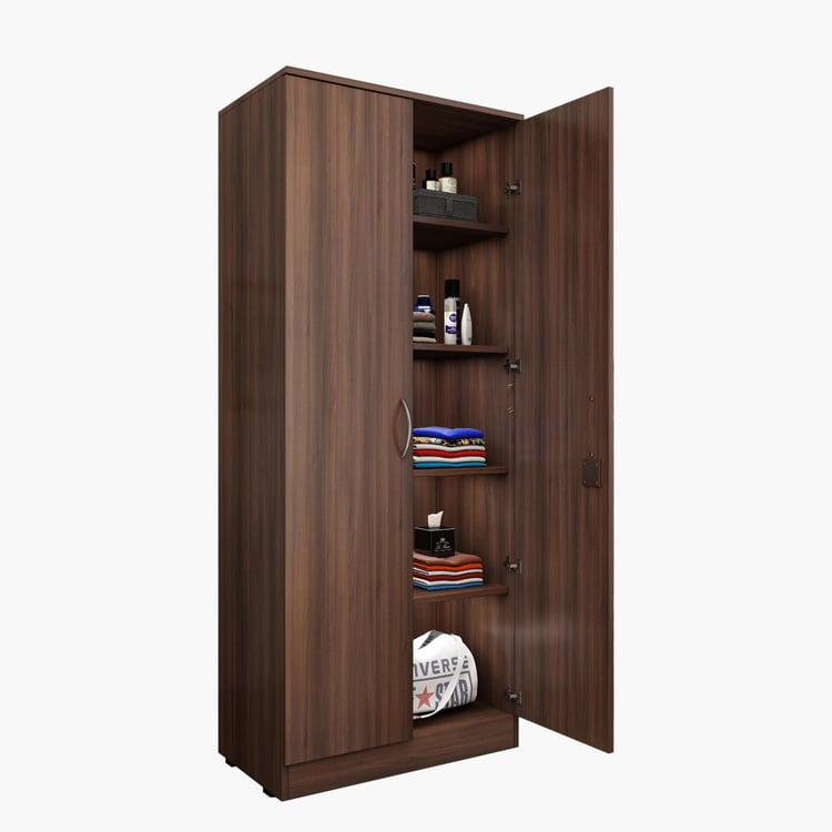 Helios Lewis Taylor NXT 2-Door Wardrobe - Brown