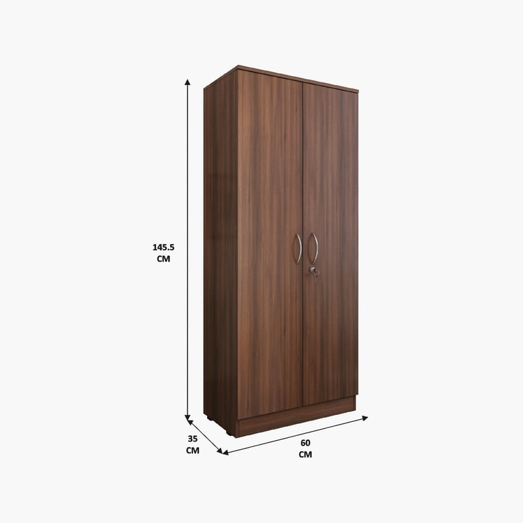 Helios Lewis Taylor NXT 2-Door Wardrobe - Brown