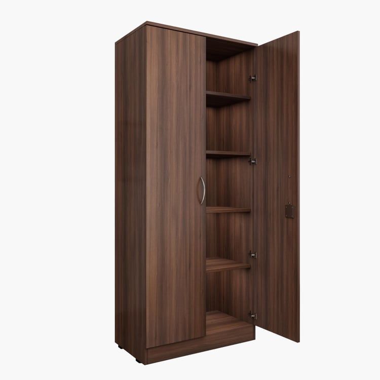 Helios Lewis Taylor NXT 2-Door Wardrobe - Brown