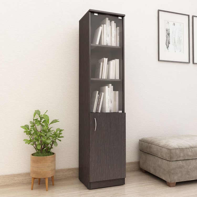 Helios Rhine Heller NXT 5-Tier Book Cabinet - Brown