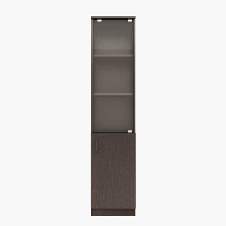 Helios Rhine Heller NXT 5-Tier Book Cabinet - Brown