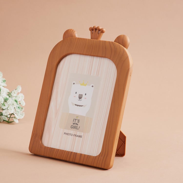 Corsica Slate Kids Bear Photo Frame - 16x23.5cm