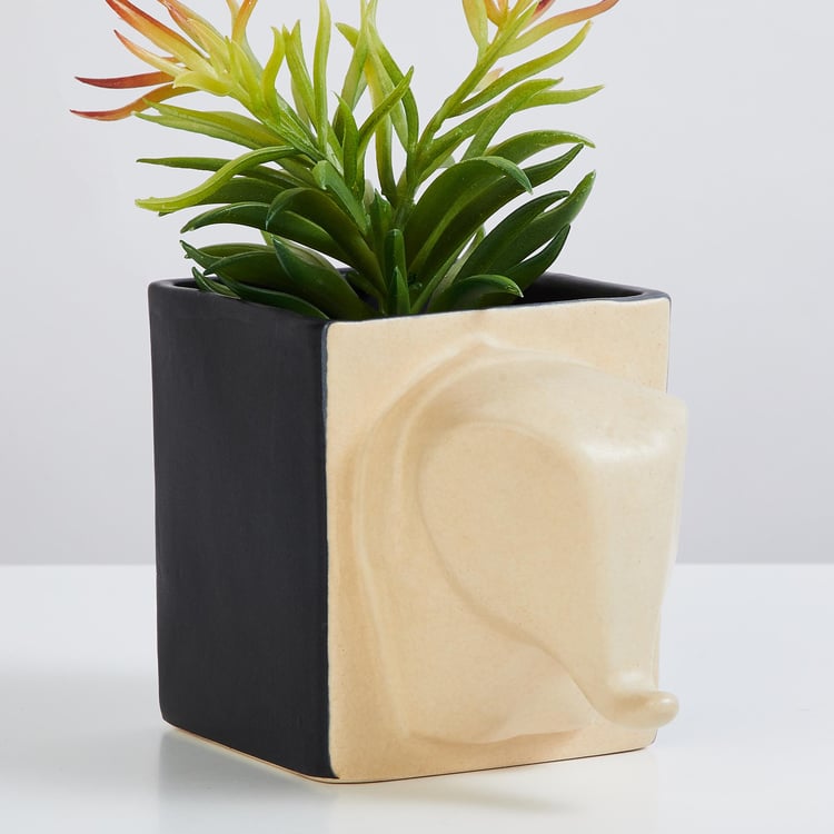 Corsica Eden Ceramic Elephant Planter