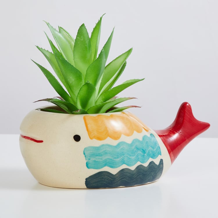 Corsica Eden Ceramic Fish Planter