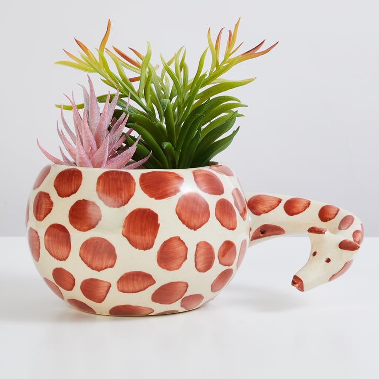 Corsica Eden Ceramic Giraffe Planter