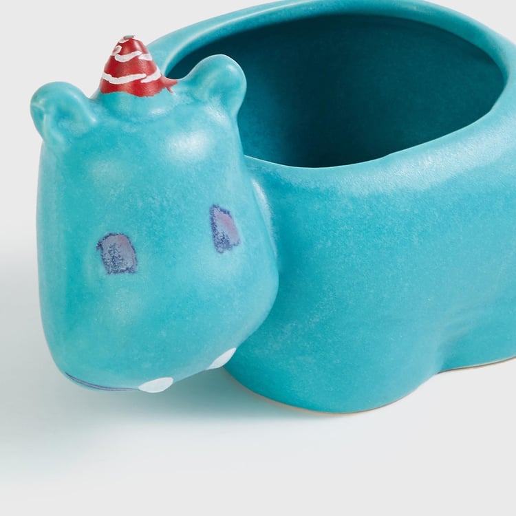 Corsica Eden Ceramic Hippo Planter