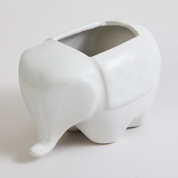 Corsica Eden Ceramic Elephant Planter