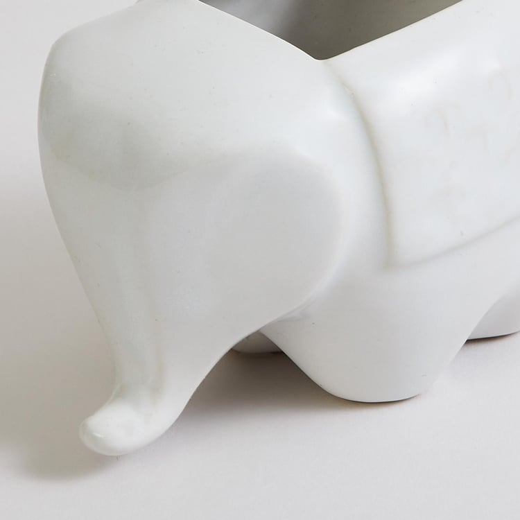 Corsica Eden Ceramic Elephant Planter