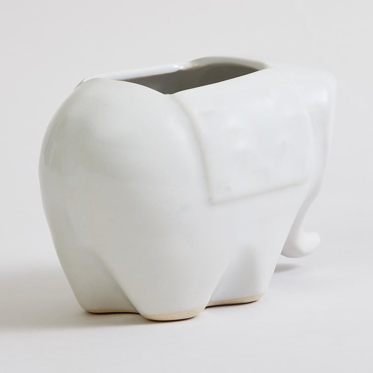 Corsica Eden Ceramic Elephant Planter