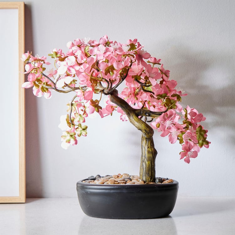 Gardenia Bonsai Artificial Plant in Pot