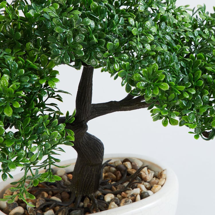 Gardenia Bonsai Artificial Plant in Ceramic Pot