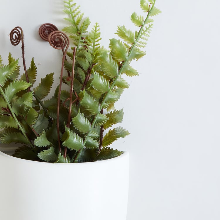 Gardenia Fern Artificial Plant in Pot