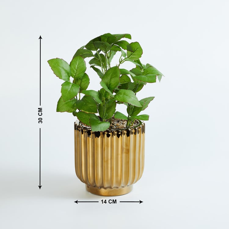 Gardenia Artificial Plant in Pot