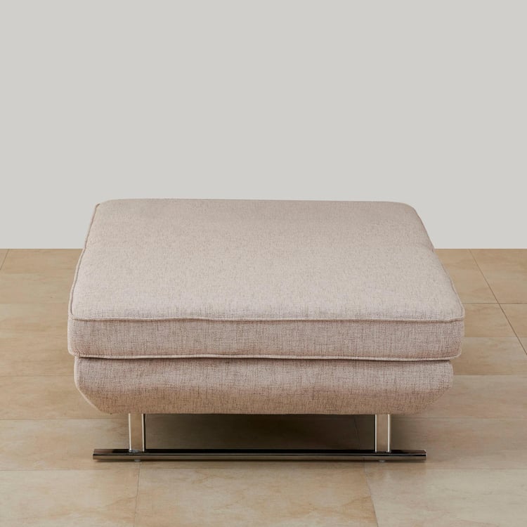 Ebony Fabric 3-Seater Sofa Bed - Beige