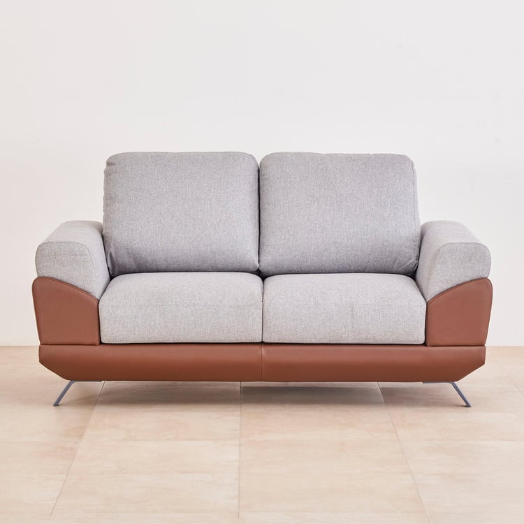 Serenity Fabric 2-Seater Sofa - Grey
