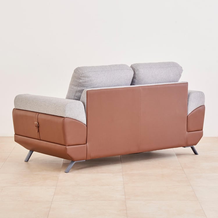 Serenity Fabric 2-Seater Sofa - Grey