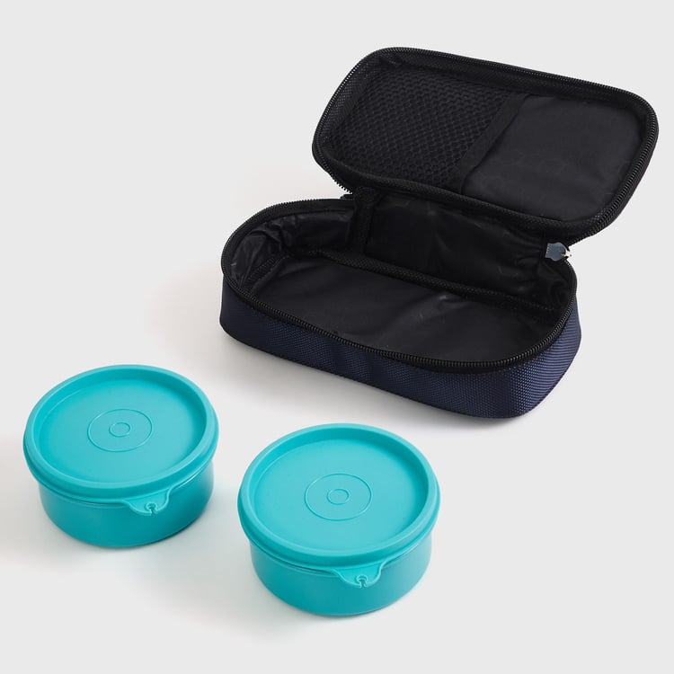 Korobka Set of 2 Lunch Boxes with Bag - 300ml