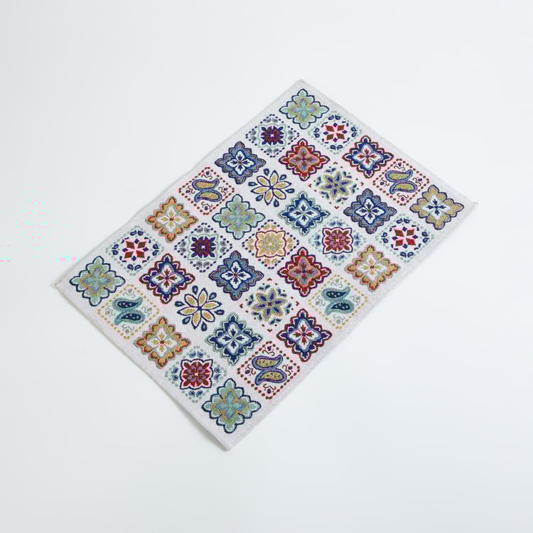 Corsica Polycotton Mosaic Printed Placemat