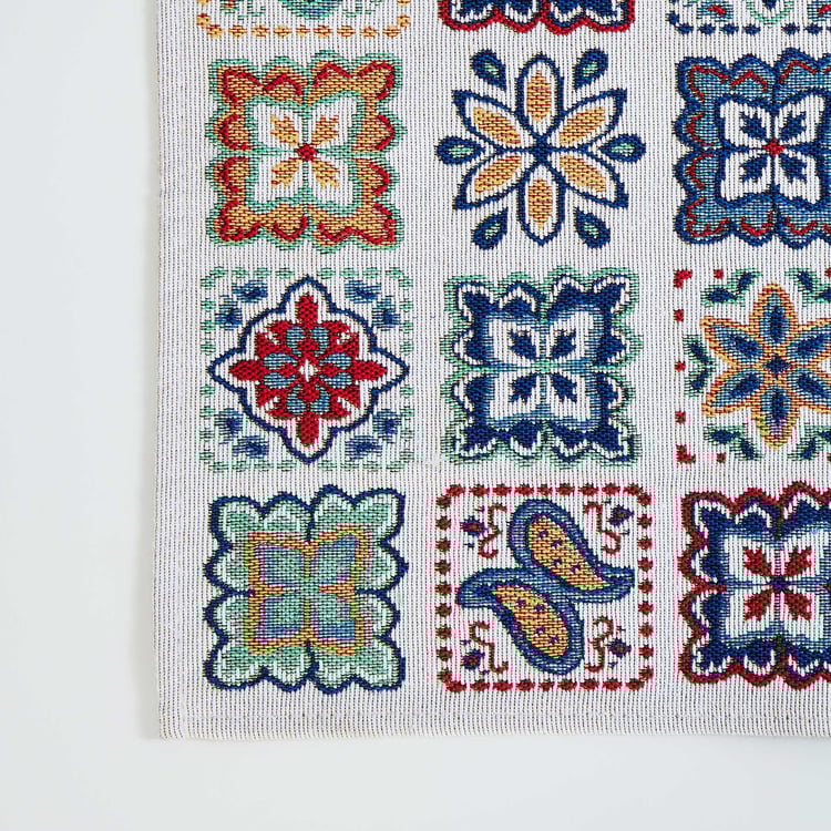 Corsica Polycotton Mosaic Printed Placemat