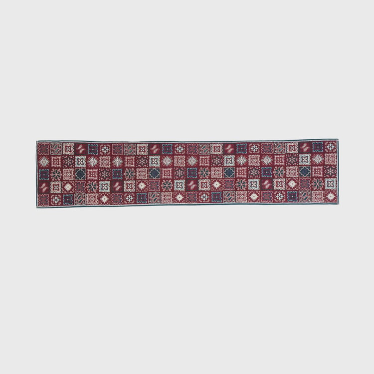 Corsica Mosaic Cotton Table Runner