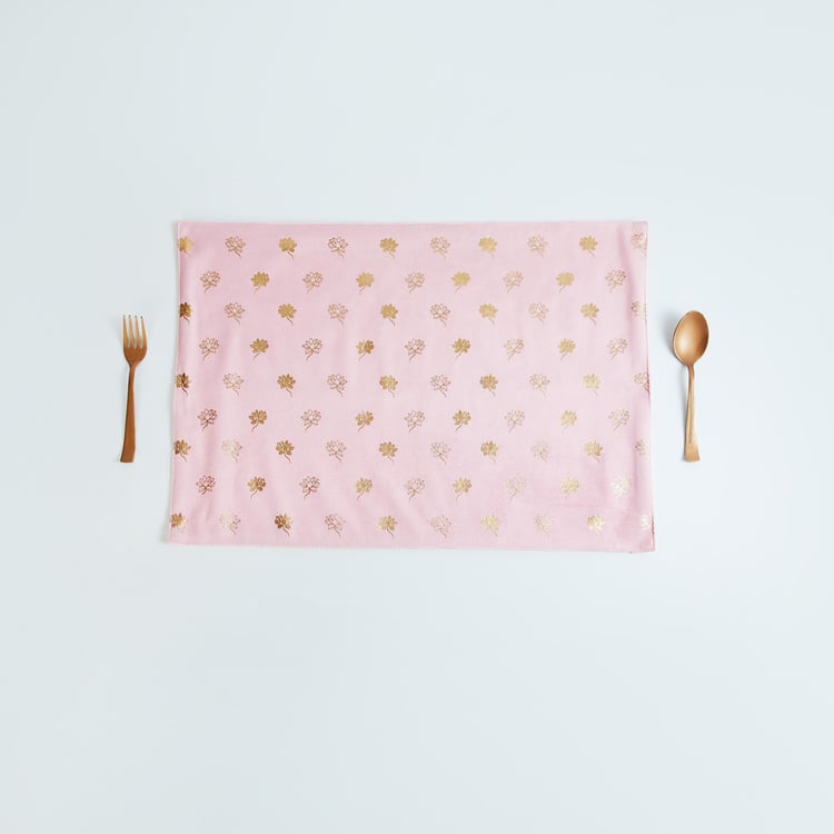 Heritage Renew Pink Floral Print Placemat - 33x48cm